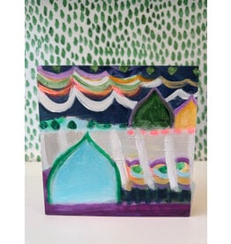 Carolyn Mackin Brighter Within Charlestown Number 11 - 8x8 by Carolyn Mackin