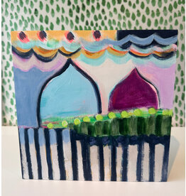 Carolyn Mackin Brighter Within Charlestown Number 12 - 10x10 by Carolyn Mackin