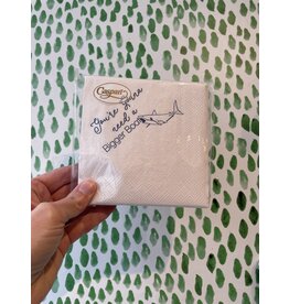 Caspari Bigger Boat Cocktail Napkins