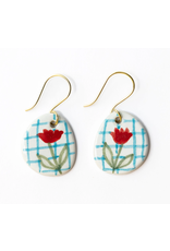 Ink + Alloy Danielle Poppy Round Drop Earring