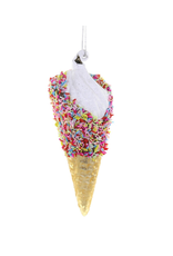 Sprinkles on Ice Cream Cone Ornament