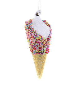 Sprinkles on Ice Cream Cone Ornament