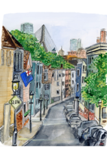 Kelley Cintra Studio Pleasant Street Charlestown 8x10 Print by Kelley Cintra Studio