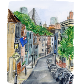 Kelley Cintra Studio Pleasant Street Charlestown 8x10 Print by Kelley Cintra Studio