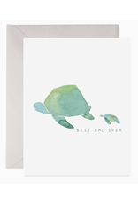 E. Frances Turtle Best Dad Ever Card