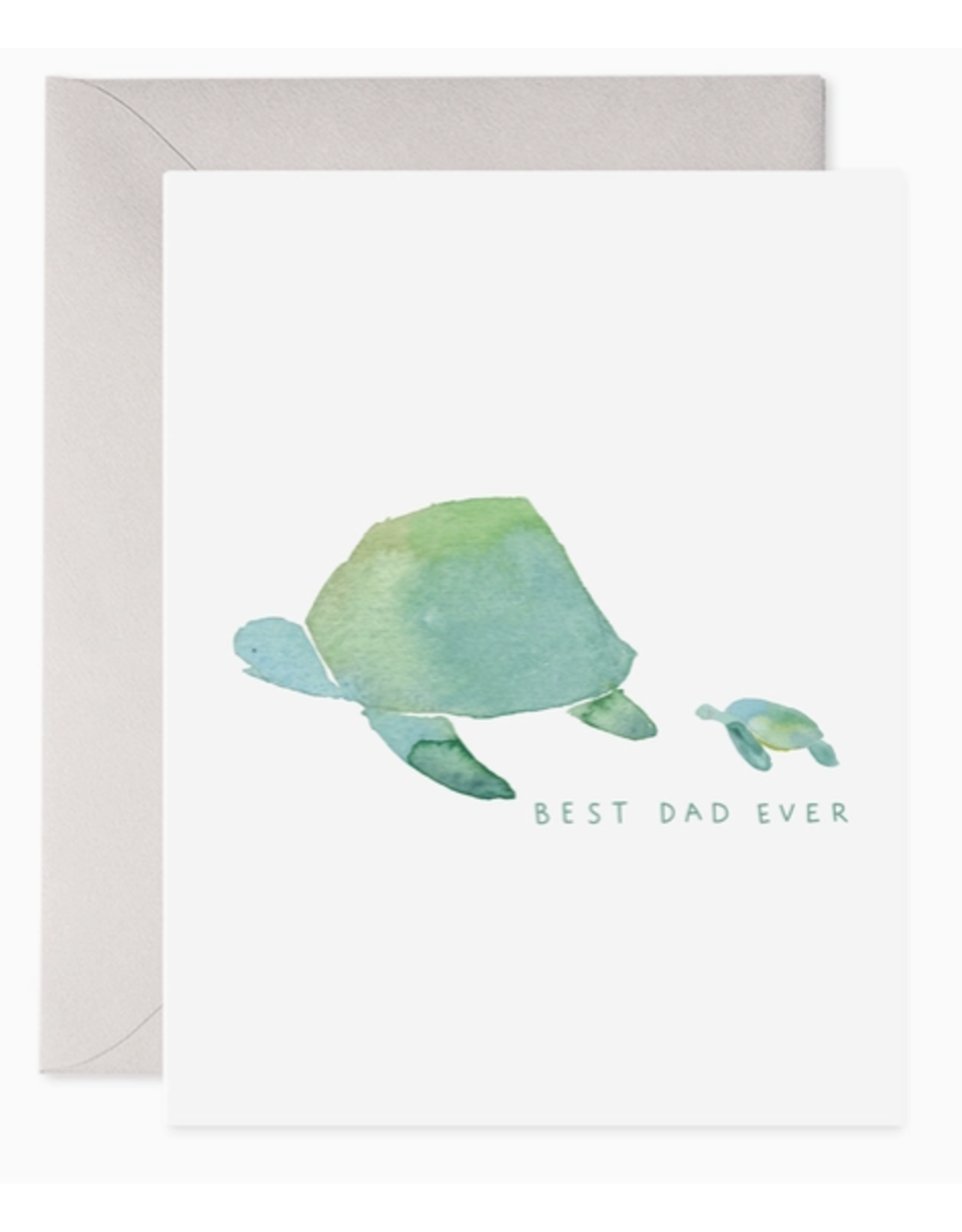 E. Frances Turtle Best Dad Ever Card