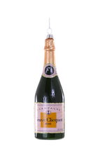 Champagne Rose Bottle Ornament
