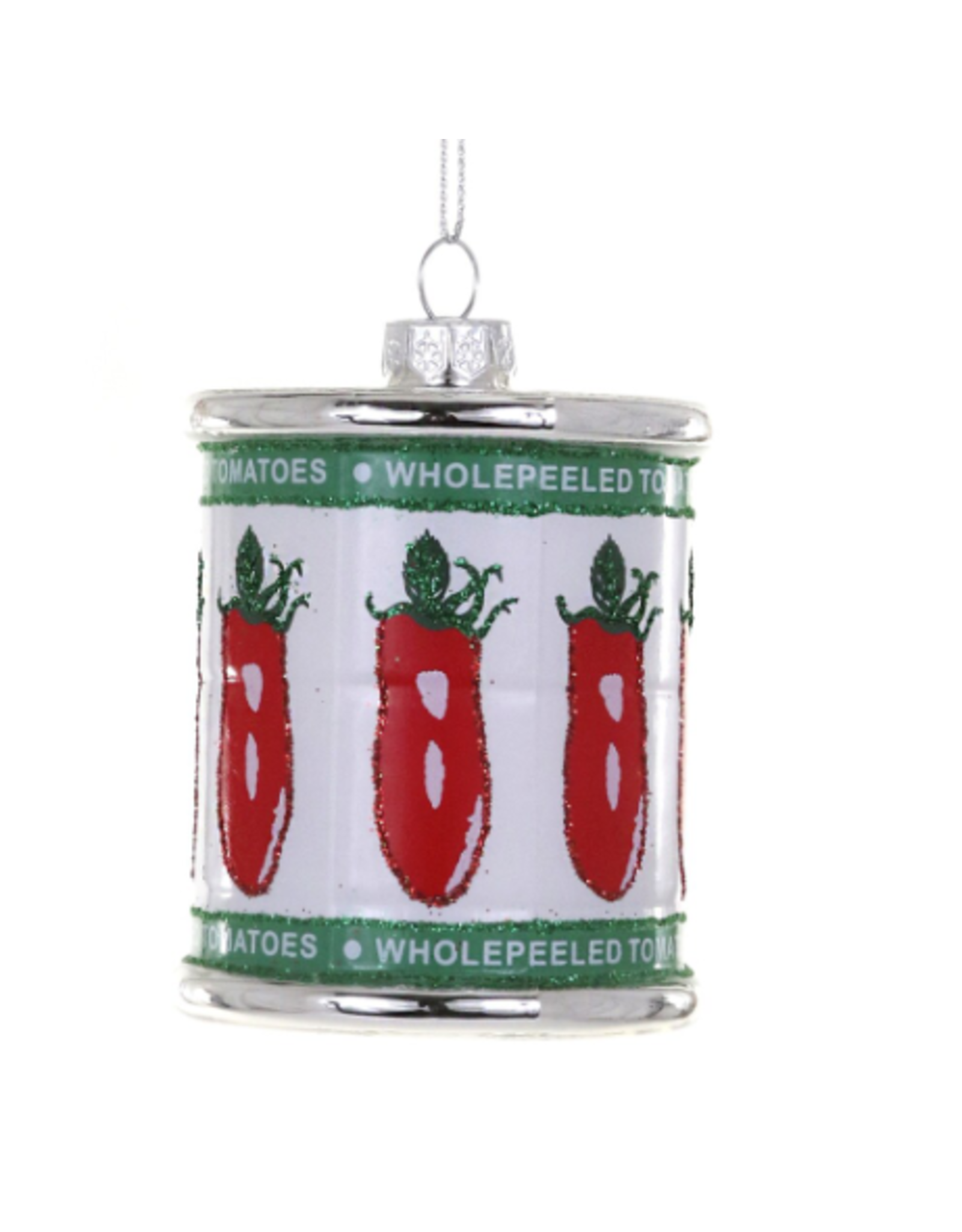 Whole Peeled Tomato Can Ornament