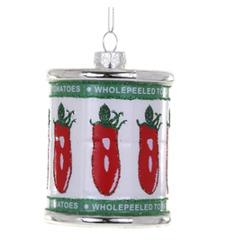 Whole Peeled Tomato Can Ornament