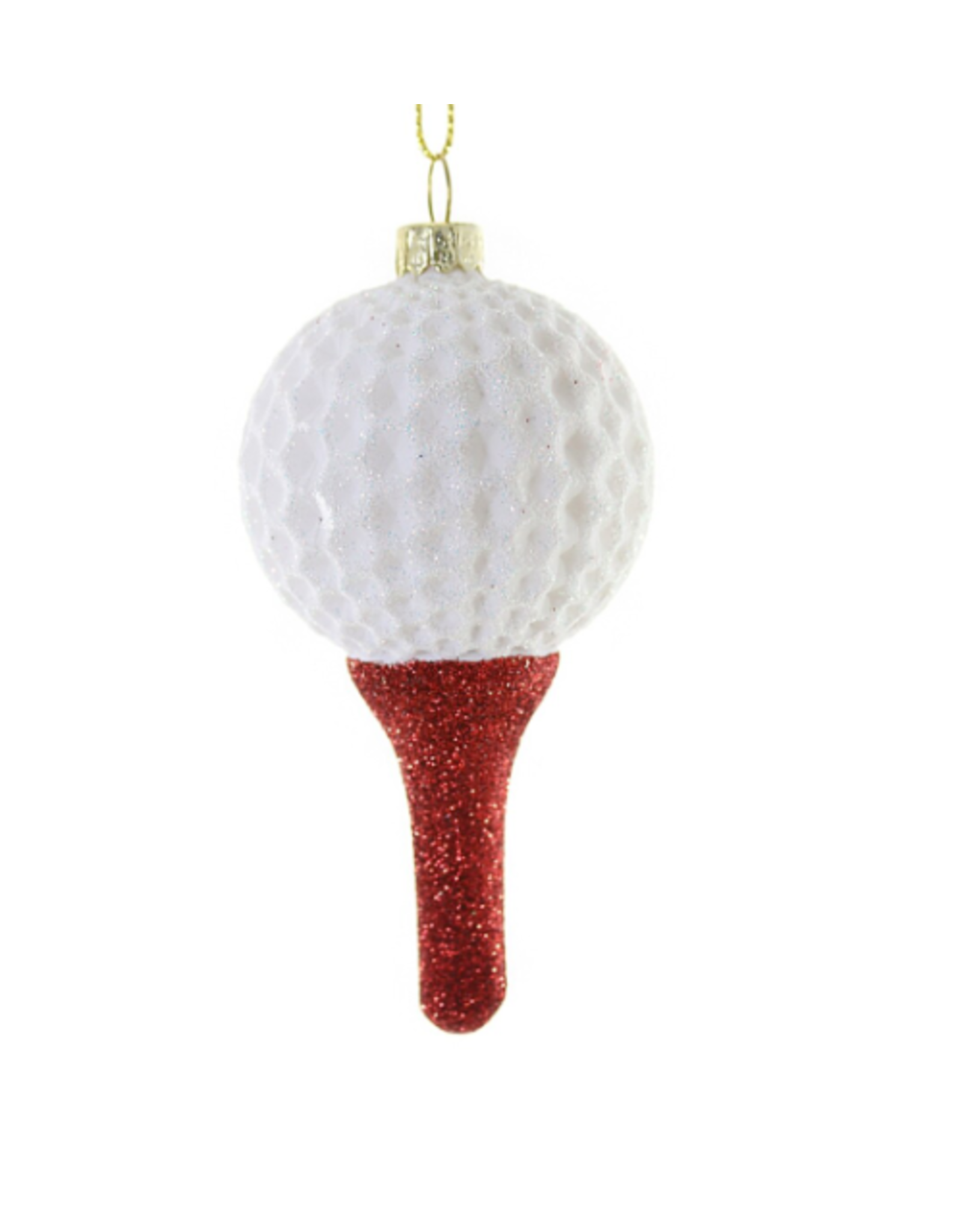 Golf Ball on Tee Ornament