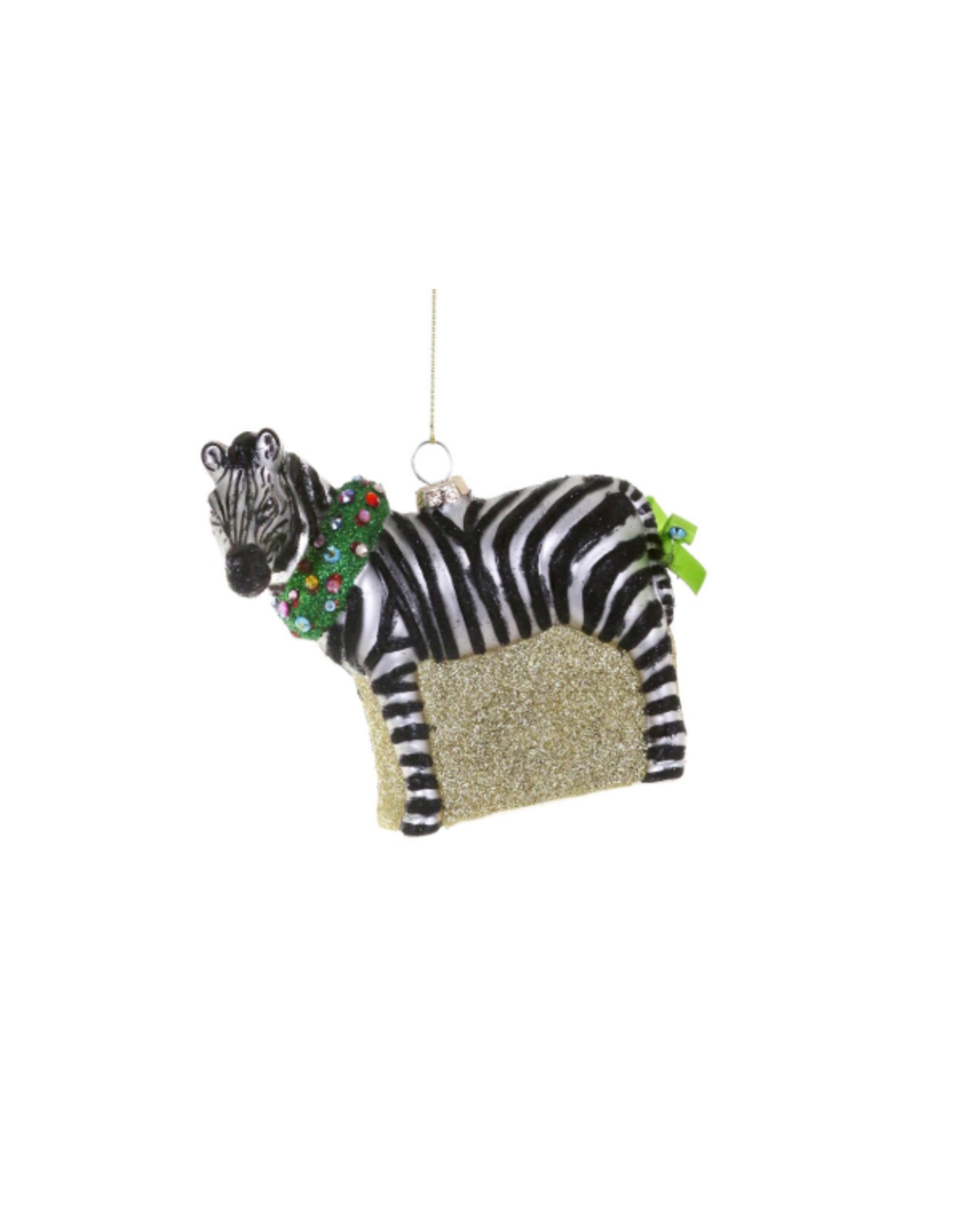 Merrymaking Zebra Ornament