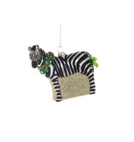 Merrymaking Zebra Ornament