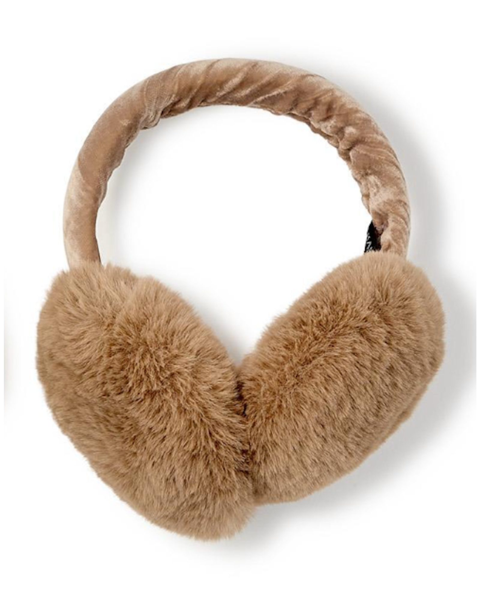 Accessories Shop by Place & Gather Faux Fur Ear Muffs in Camel Brown