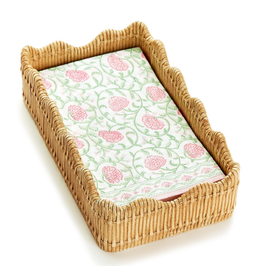 Decor Shop by Place & Gather Rattan Scalloped Guest Towel Holder in Natural