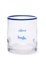 Decor Shop by Place & Gather Shark Tumbler Glass with Hand Painted Rim