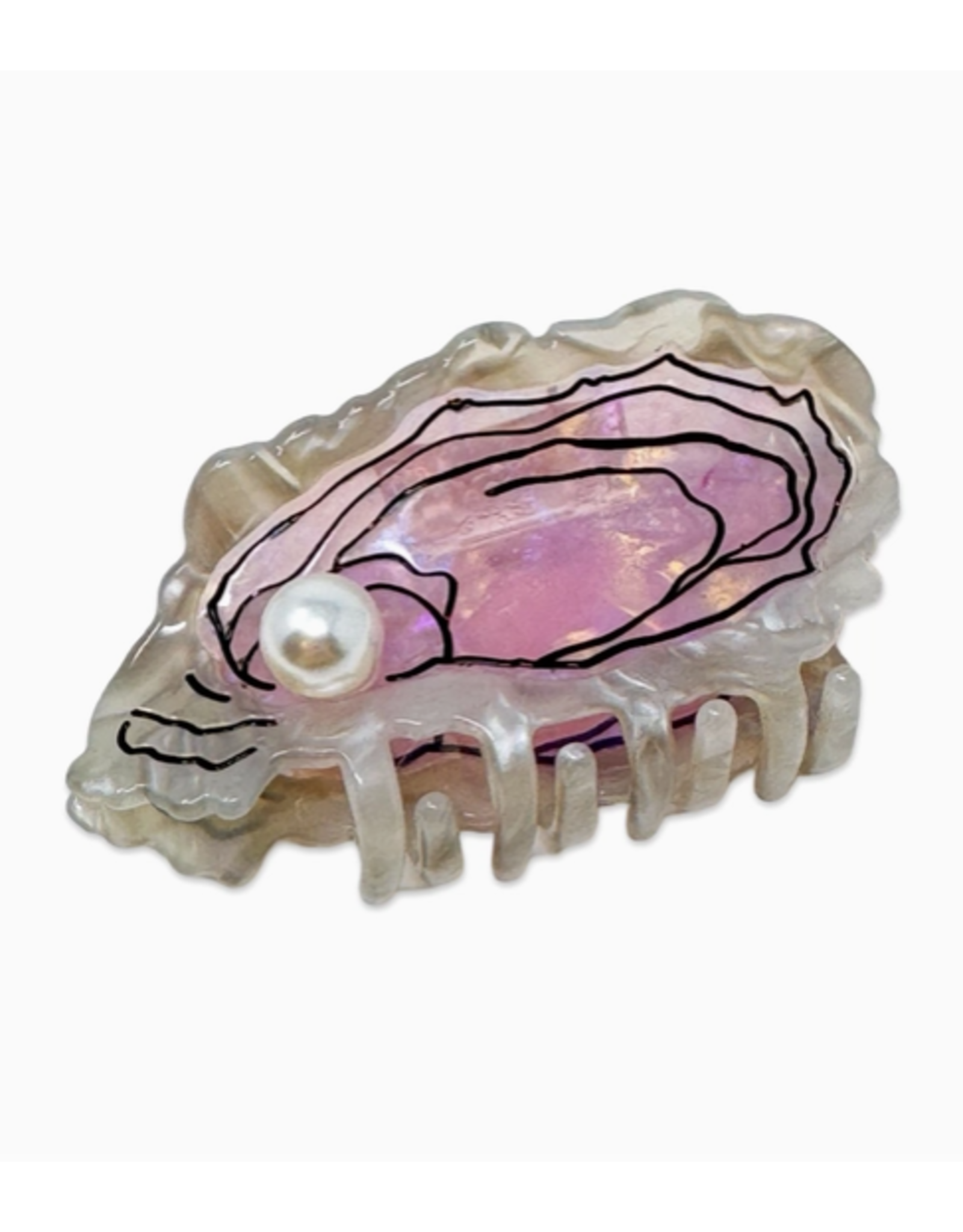 Jenny Lemons Midi Oyster Hair Claw Clip