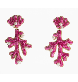 Beth Ladd Collection Capri Coral Earrings in Pink by Beth Ladd