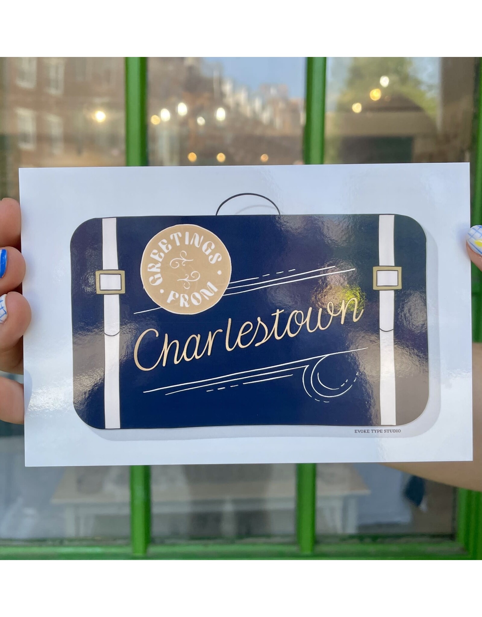 Evoke Type Studio Charlestown Post Card