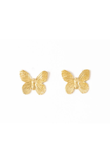 Ink + Alloy Phoebe Butterfly Stud Earring in Gold Ink + Alloy Phoebe Butterfly Stud Earring in Gold