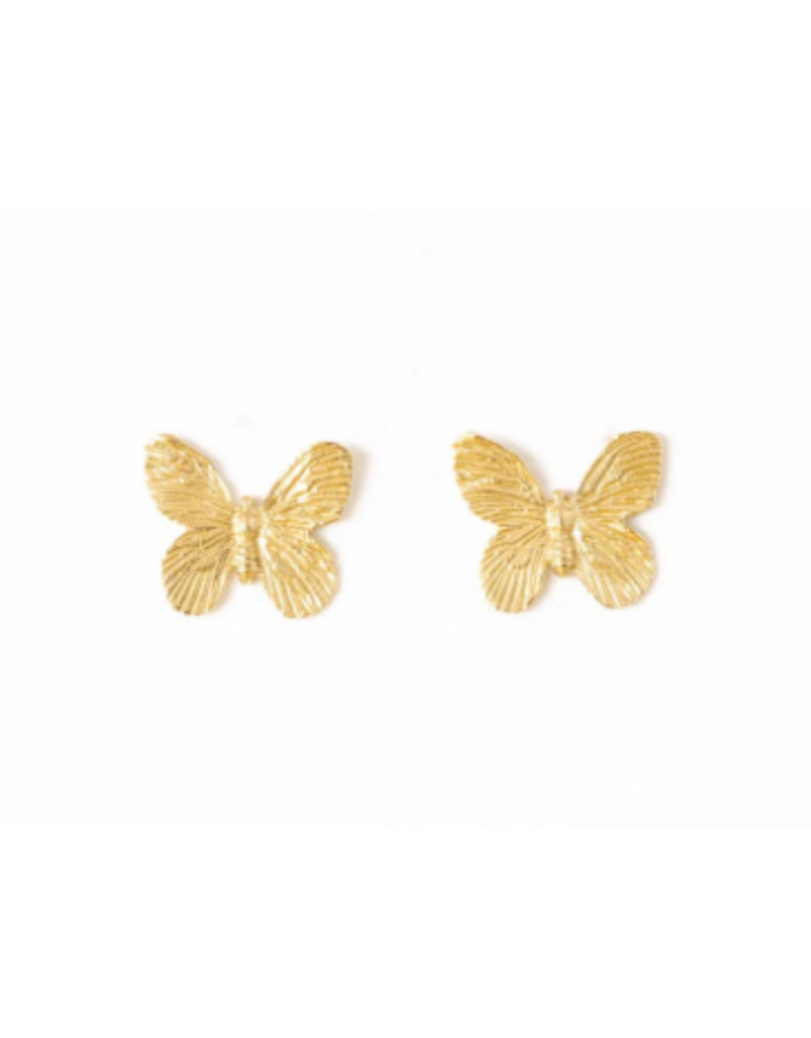 Ink + Alloy Phoebe Butterfly Stud Earring in Gold