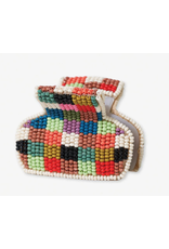 Ink + Alloy Gia Beaded Hair Clip in Multicolored Check Ink + Alloy Gia Beaded Hair Clip in Multicolored Check