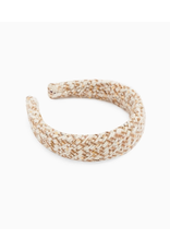 Textured Woven Headband in Gold