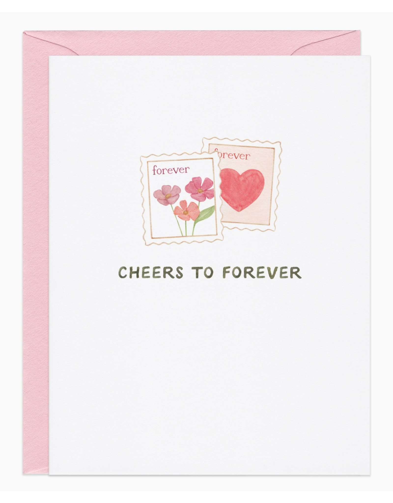 Amy Zhang Cheers to Forever Stamp Card