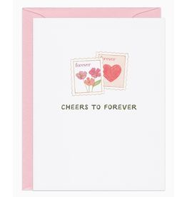 Amy Zhang Cheers to Forever Stamp Card