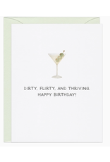 Amy Zhang Dirty Martini Birthday Card
