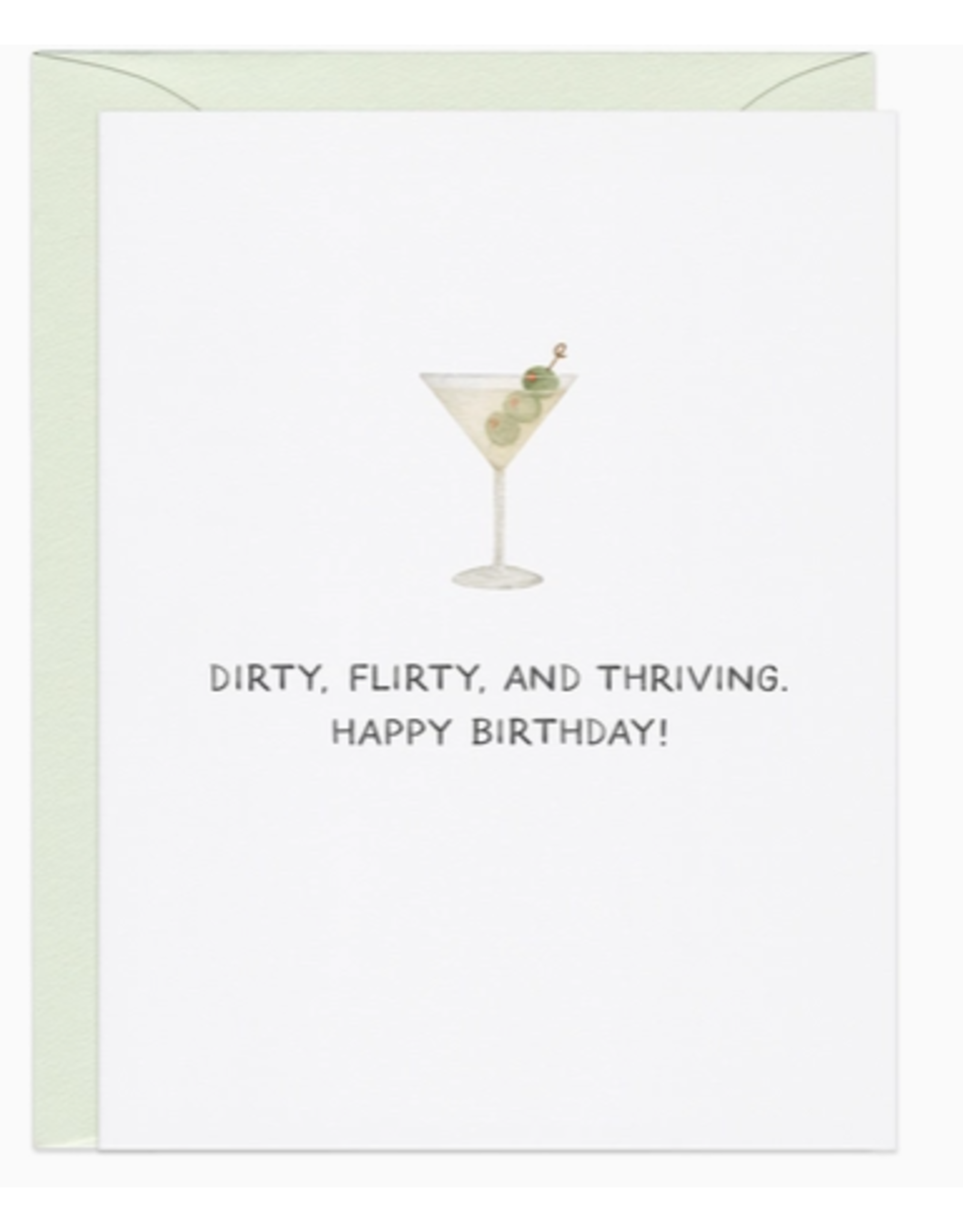 Amy Zhang Dirty Martini Birthday Card