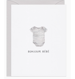 Amy Zhang Bonjour Bebe Baby Onesie Card