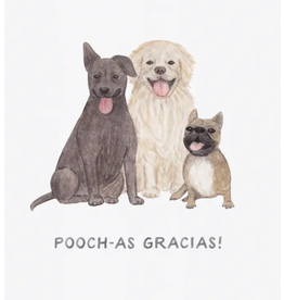 Amy Zhang Pooch-as Gracias Thank You Card
