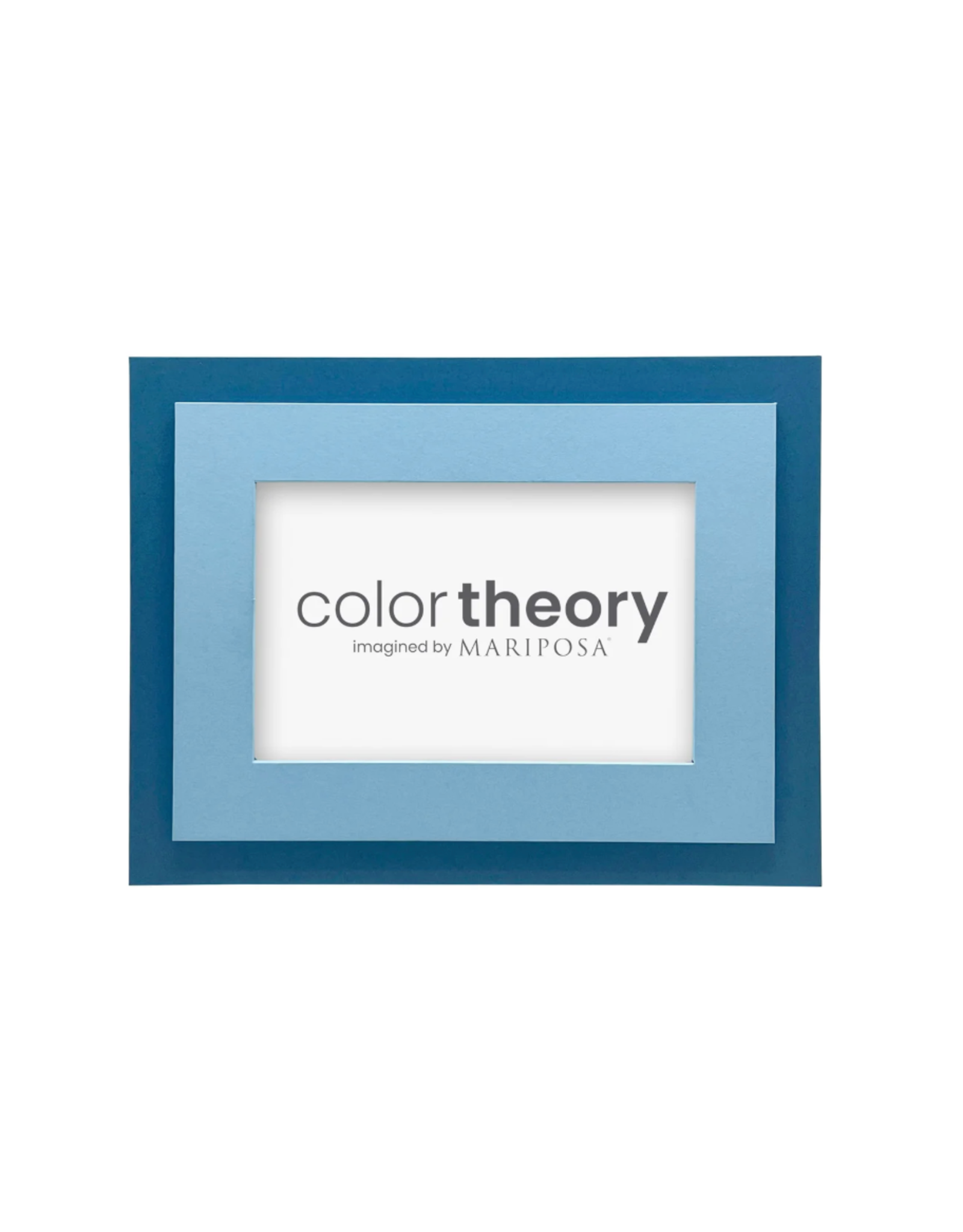 Mariposa Tiered 4x6 Frame in Denim Blue & Periwinkle