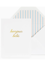 Sugar Paper Stationery Bonjour Bebe Baby Card
