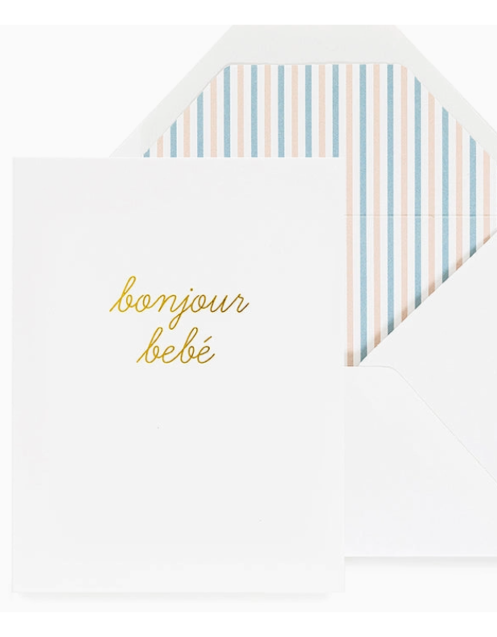 Sugar Paper Stationery Bonjour Bebe Baby Card