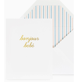 Sugar Paper Stationery Bonjour Bebe Baby Card