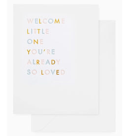 Sugar Paper Stationery Already So Loved Baby Card
