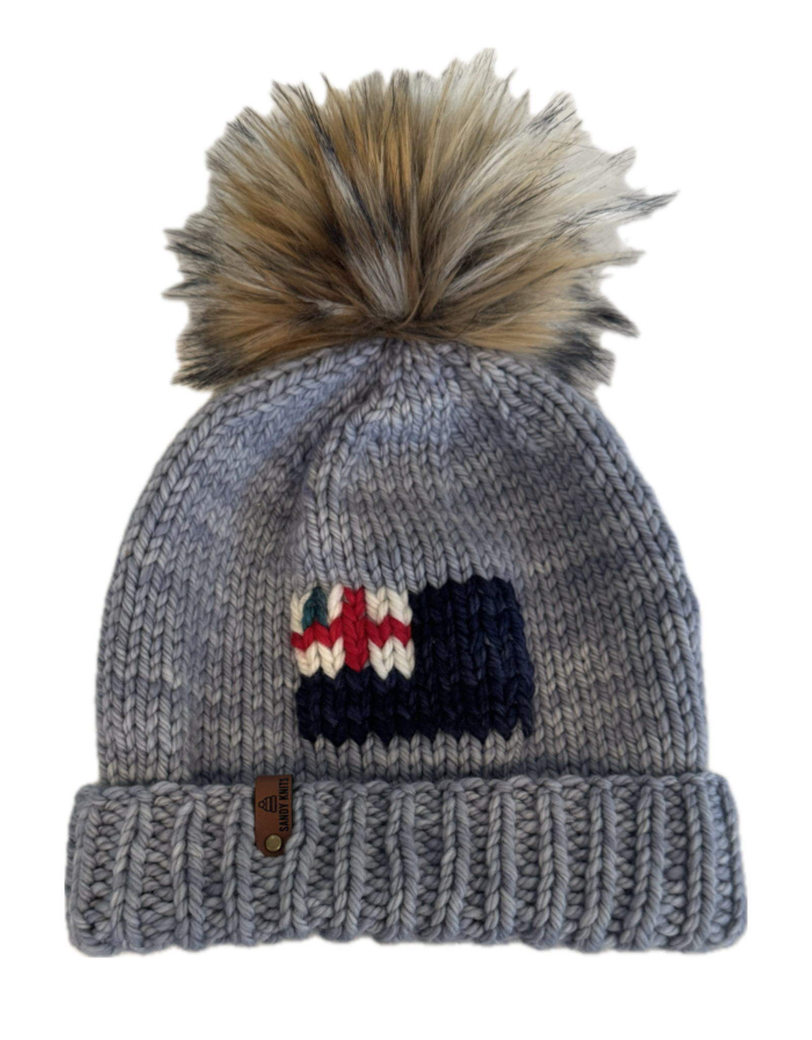 Sandy Knits Bunker Hill Flag Knitted Hat