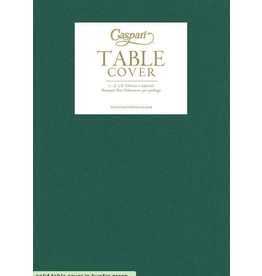 Caspari Paper Table Cover in Hunter Green