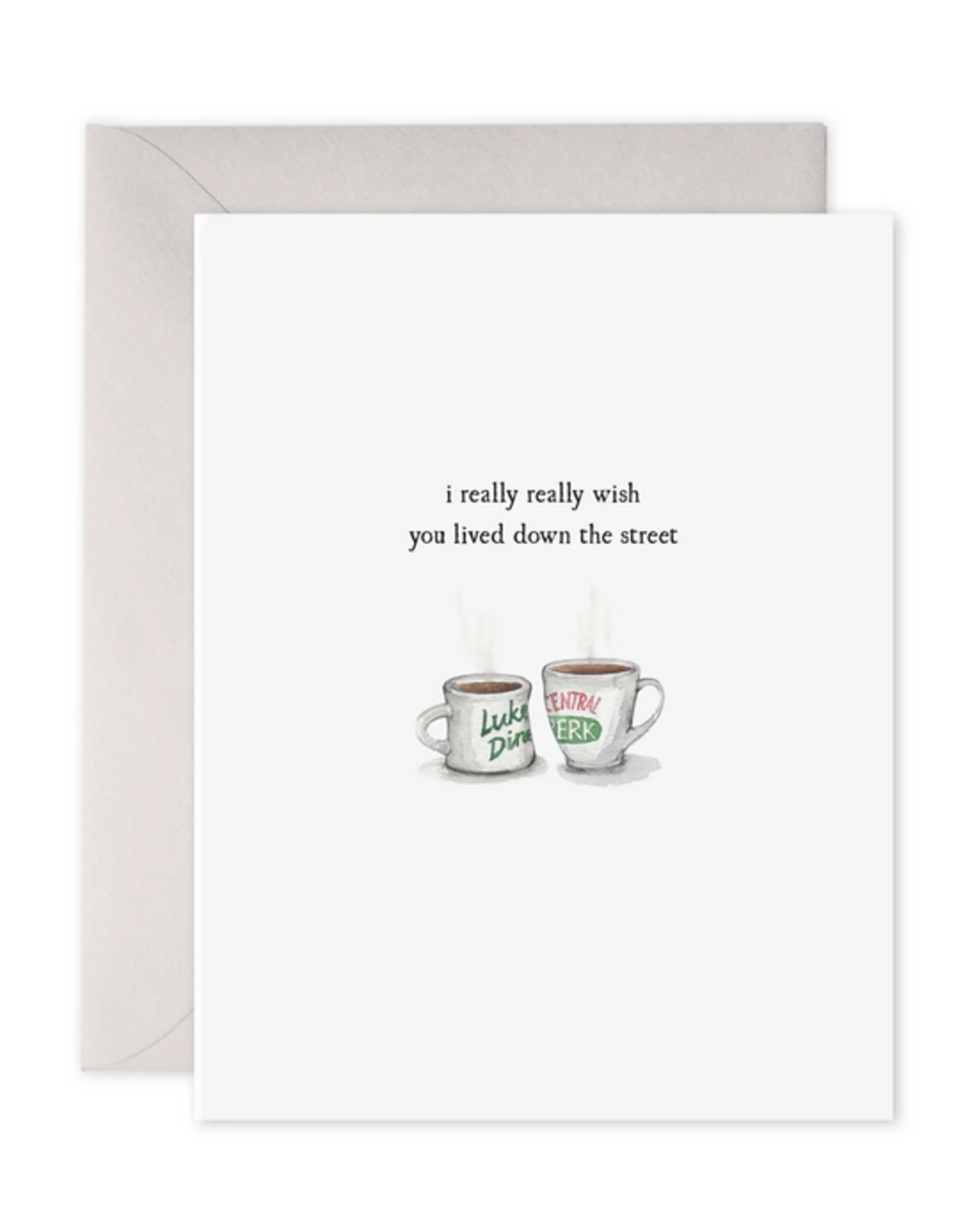 E. Frances Coffee Cups Card