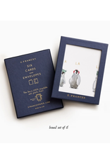 E. Frances Cozy Penguins Holiday Boxed Notecard Set