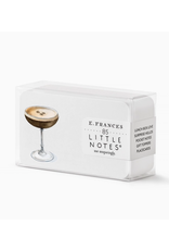 E. Frances Espresso Martini Little Notes