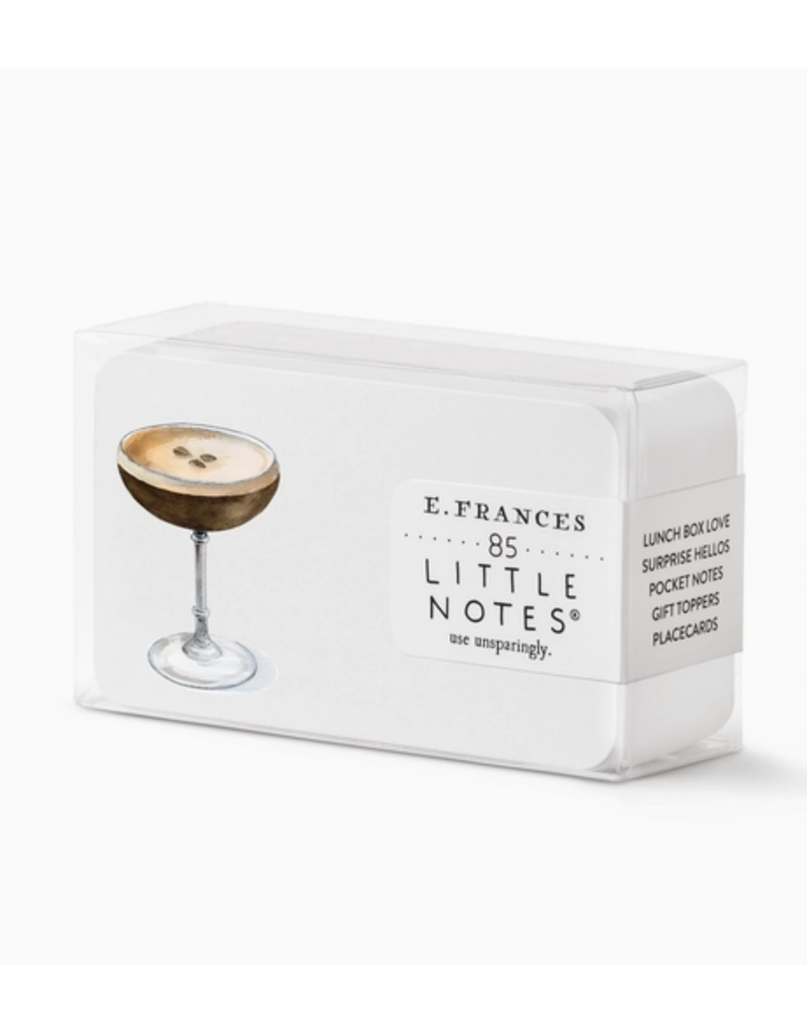 E. Frances Espresso Martini Little Notes