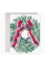 E. Frances Laurel Wreath Holiday Card