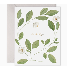 E. Frances Magnolia Sympathy Card