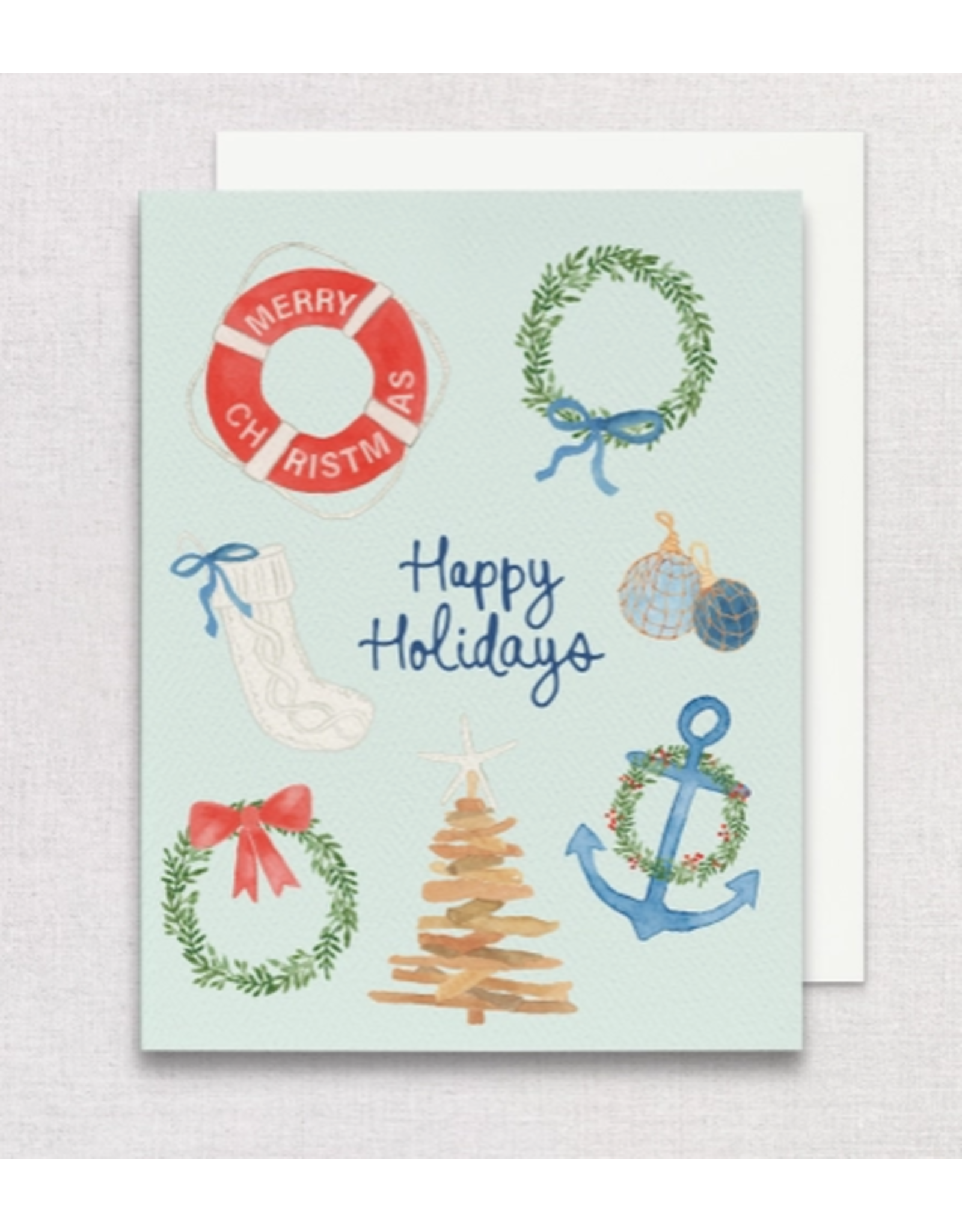 Gert & Co Coastal Christmas Holiday Card