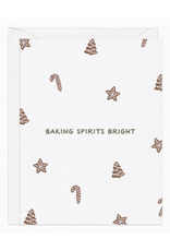 Amy Zhang Baking Spirits Bright Holiday Card