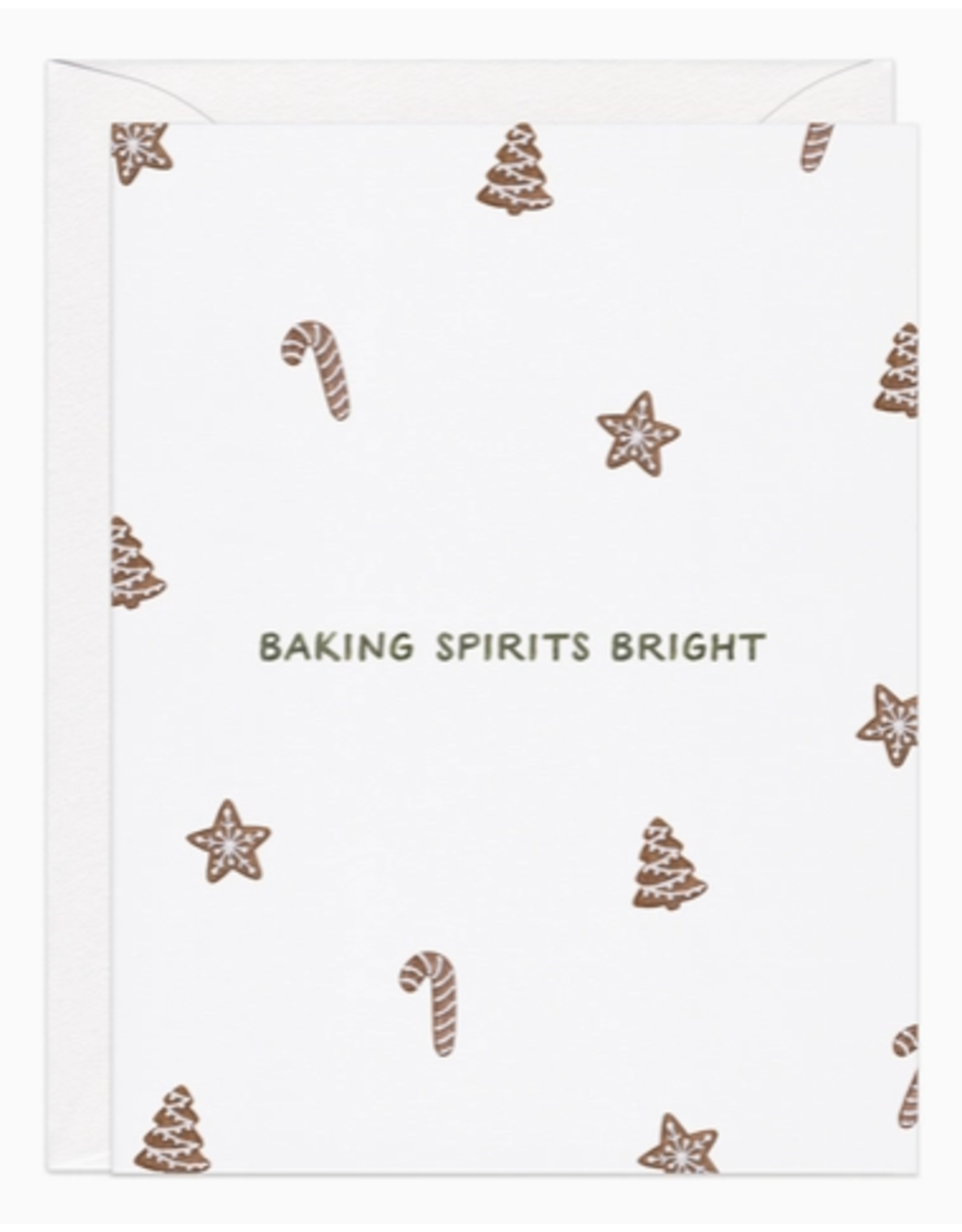 Amy Zhang Baking Spirits Bright Holiday Card