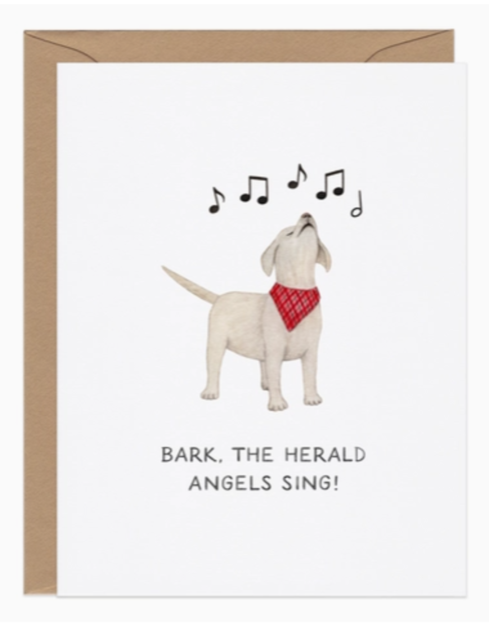 Amy Zhang Bark! The Herald Angels Sing Holiday Card