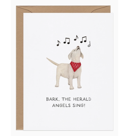 Amy Zhang Bark! The Herald Angels Sing Holiday Card